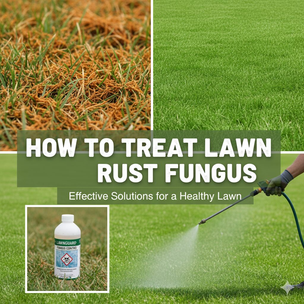 How to treat lawn rust fungus
