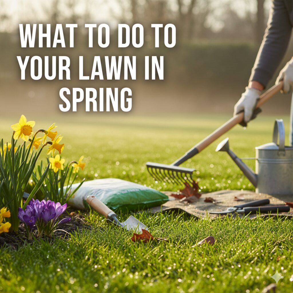 what to do to lawn in spring