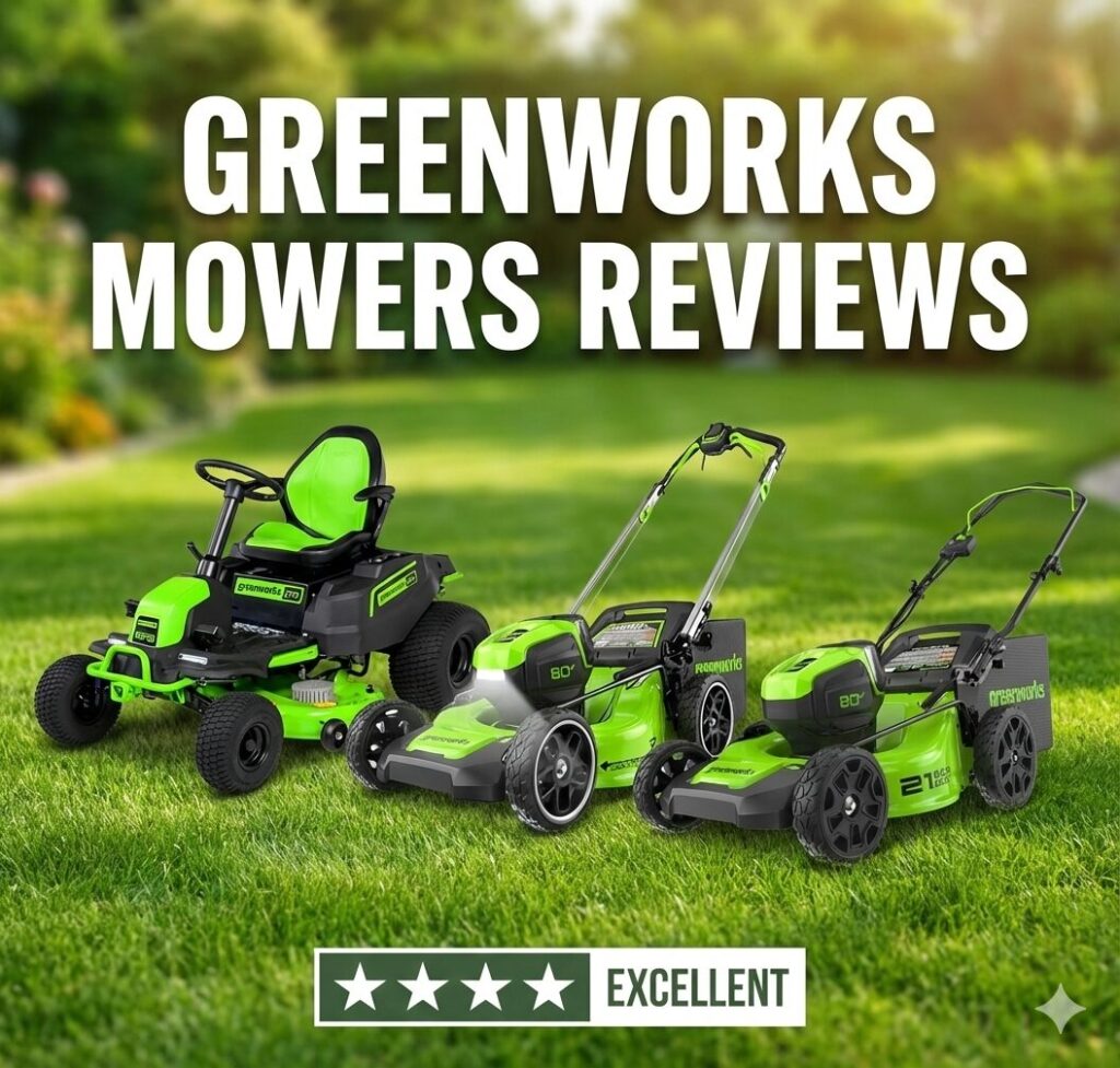 greenworks mowers reviews