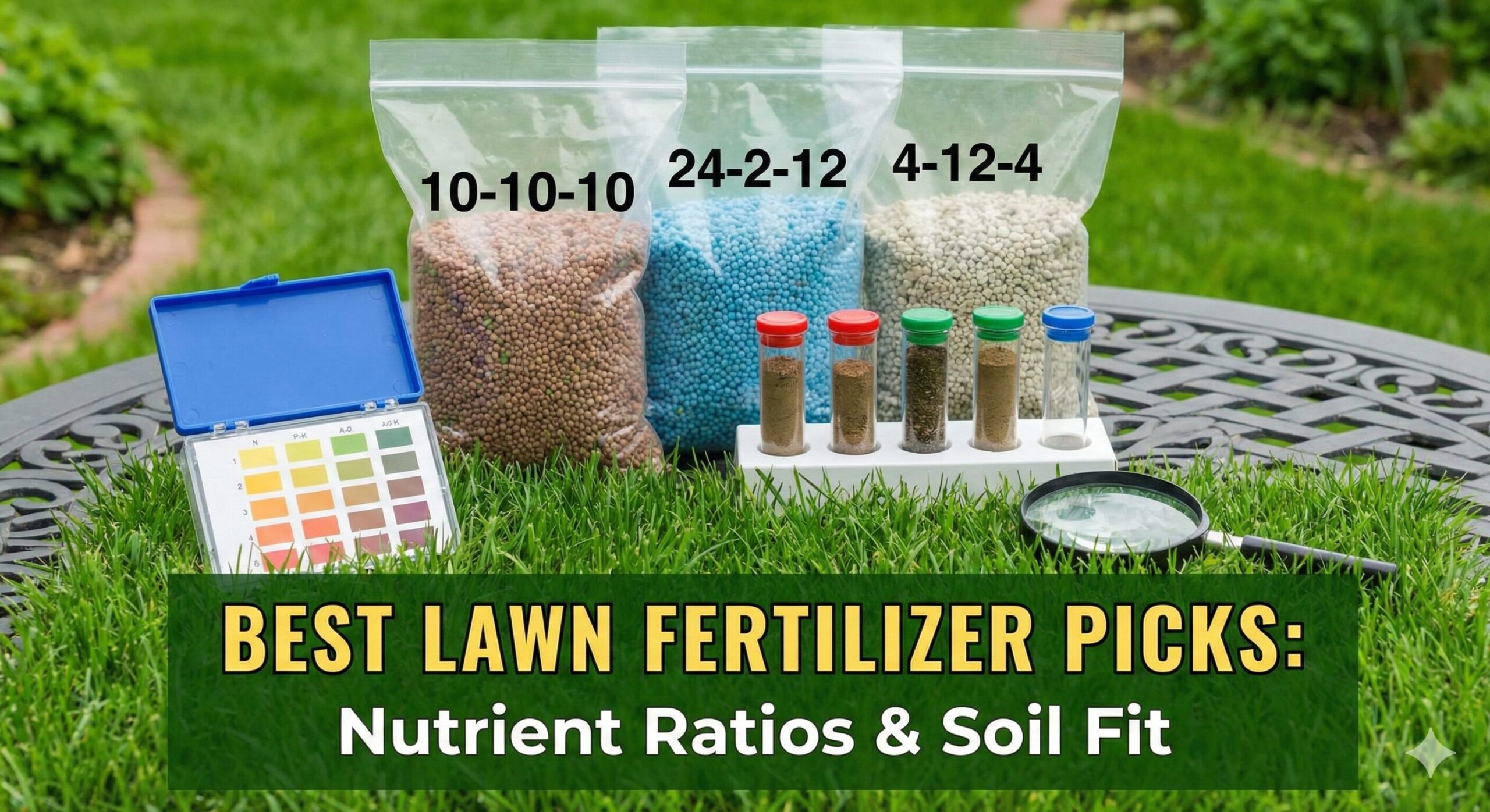 A lush, green, perfectly manicured lawn.