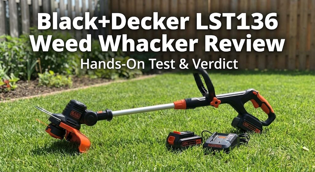 Black+Decker LST136 Weed Whacker Review