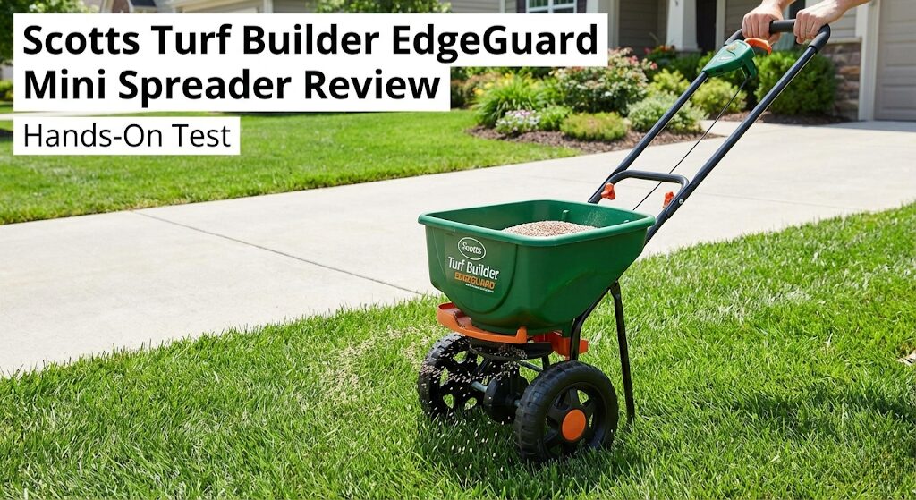 Scotts Turf Builder EdgeGuard Mini Spreader Review